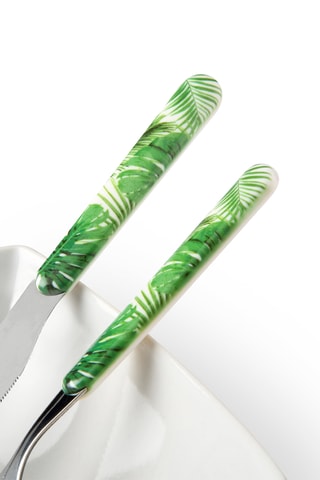 Ménagère en acier inoxydable Foliage - 24 pièces