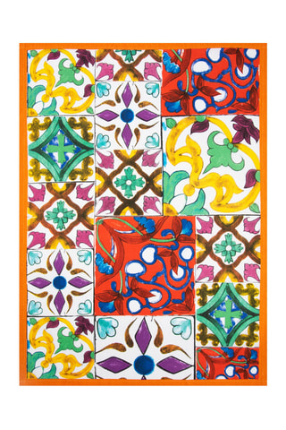 Torchon Lisbona - Multicolore
