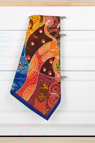 Torchon Aboriginal - Multicolore
