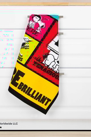 Torchon Snoopy - Rouge