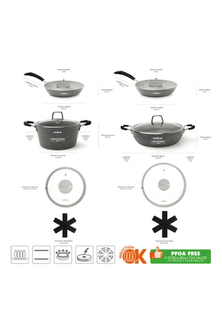 Batterie de cuisine Forn-ok - 6 pièces