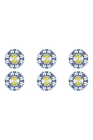6 assiettes à pizza en porcelaine - 31 cm