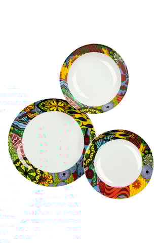 Service en porcelaine Afrique - 18 pièces