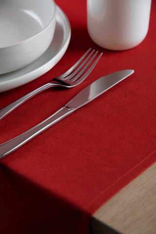6 assiettes plates en céramique Nordic - 27 cm