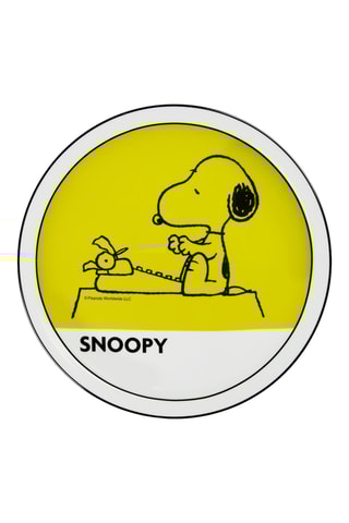 4 assiettes à pizza en porcelaine Snoopy et les Peanuts - 30,5 cm
