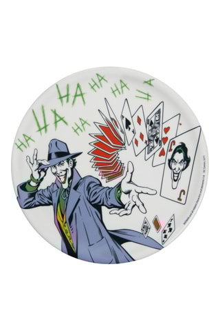 Assiette à pizza en porcelaine Joker - 30,5 x 30,5 x 2 cm
