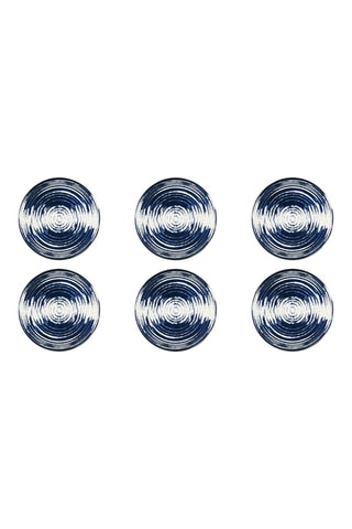 6 assiettes en céramique Hermes - 33 cm