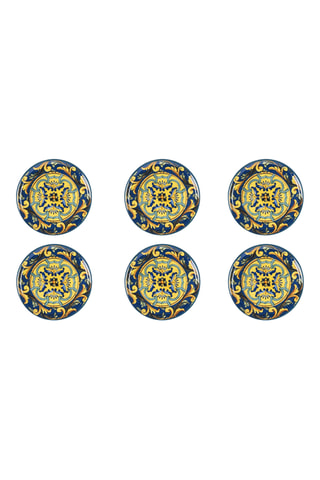 6 assiettes à pizza en porcelaine Trinacria - 31 cm