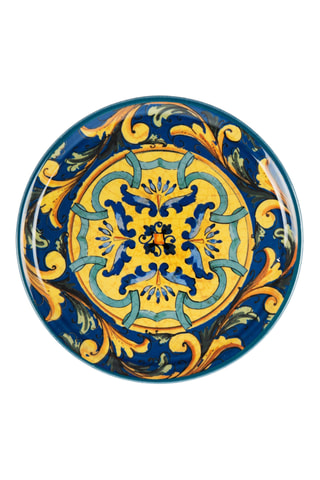6 assiettes à pizza en porcelaine Trinacria - 31 cm