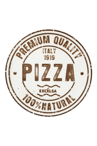 6 assiettes à pizza en porcelaine Première Qualité - 31 cm