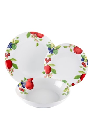 Service Apple en porcelaine  -  18 pièces