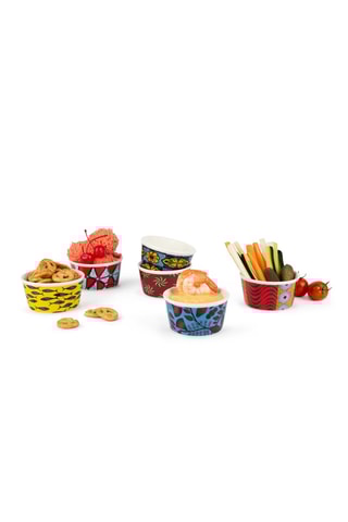 6 coupelles en porcelaine Afrika - 11,5 cl
