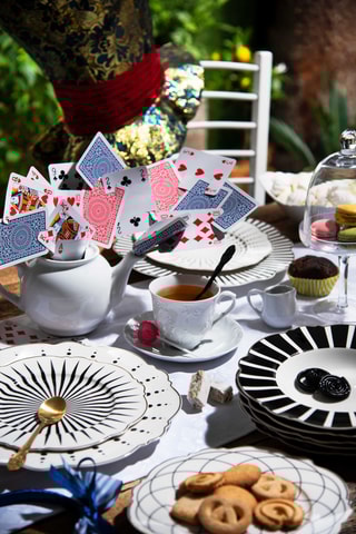 6 tasses à café en porcelaine Elisa Rococo - 23 cl