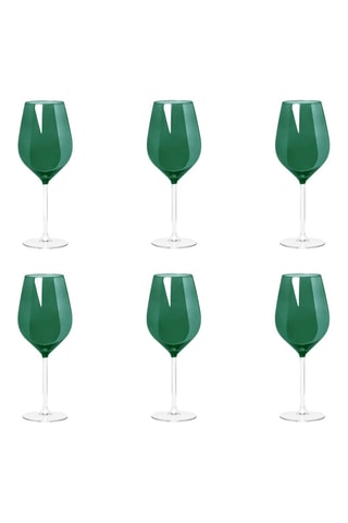 6 verres à vin Color Wine - 50 cl