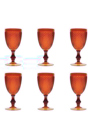 6 verres à pied Calici Diamond - 39 cl