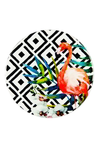 6 dessous de verre Tropical Chic - 10,5 cm