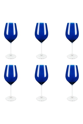 6 verres à vin  Cobalto  -  50 cl