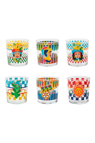 6 verres à eau Rhapsodie sicilienne - 35 cl