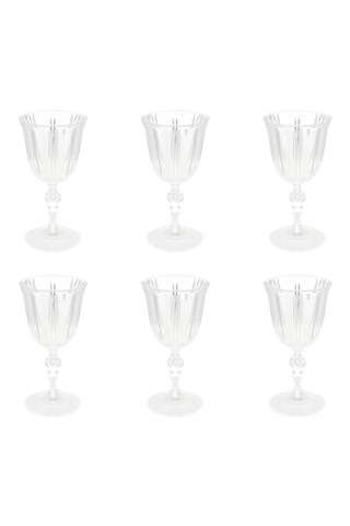 6 verres à vin Country - 25 cl