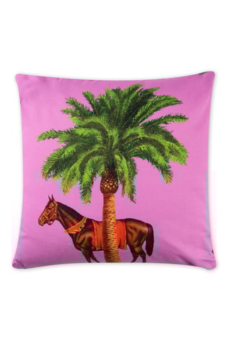 Coussin - Mauve et vert - 45 x 45 cm