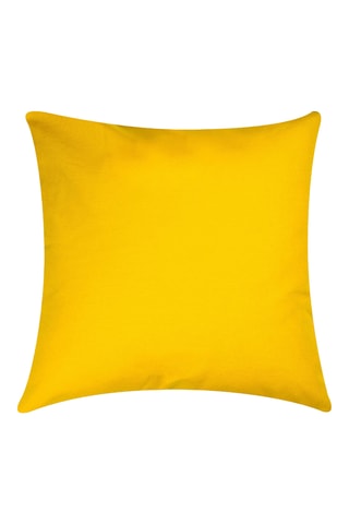 Coussin Regina - Moutarde et rouge - 45 x 45 x 16 cm