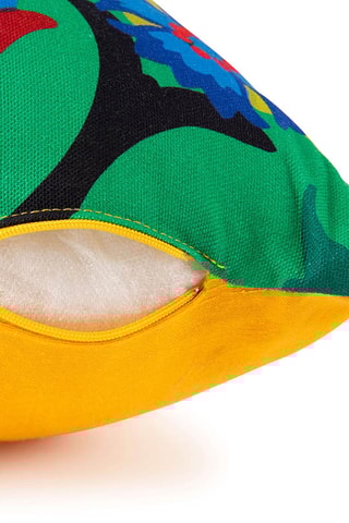 Coussin New Delhi - 50 x 40cm - Vert et jaune