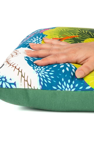 Coussin - Bleu et vert - 45 x 45 cm