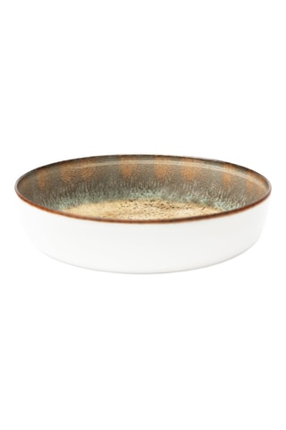 6 assiettes creuses en céramique Zeus - 18 cm