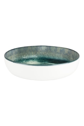 6 assiettes creuses en céramique Athéna - 18 cm