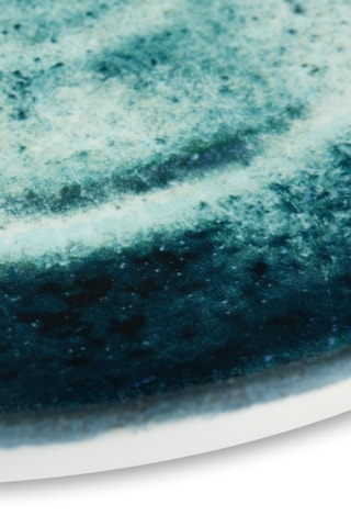 6 assiettes creuses en céramique Athéna - 18 cm