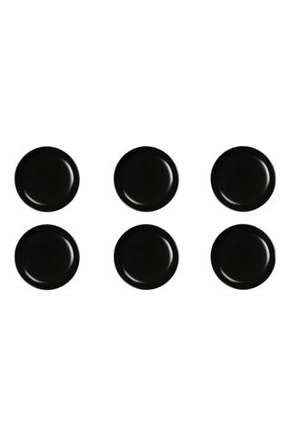 6 assiettes creuses en céramique Nordic - 18 cm