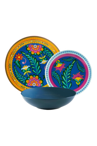 Service en porcelaine et grès Gipsy Soul - 18 pièces