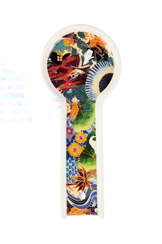 Porte-cuillère en céramique Kimono