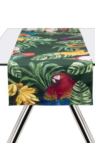 Chemin de table Havana - Vert et jaune - 140 x 45 cm
