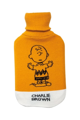Bouillotte à eau Charlie Brown Snoopy et les Peanuts - Moutarde