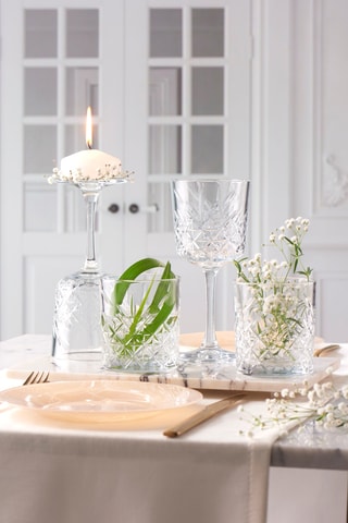 12 verres - 9,5 et 19,5 cm