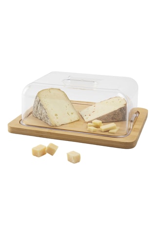 Boite de conservation en bambou - 30 x 24 x 10,5 cm