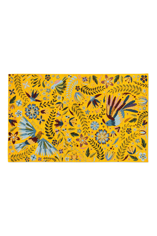 Vloerkleed - Geel - 45 x 75 cm