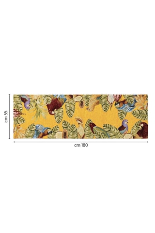 Loper - Geel en groen - 55 x 180 cm