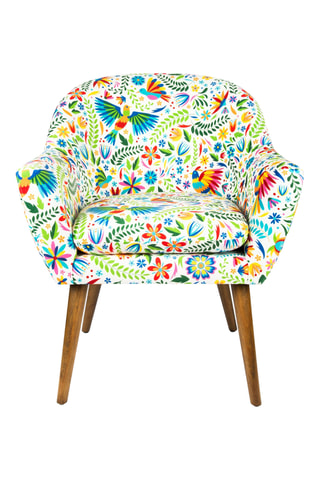 Fauteuil - Wit - Fluweelzacht