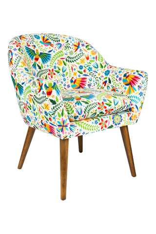 Fauteuil - Wit - Fluweelzacht