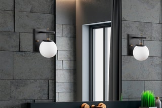 Wandlamp Zahar - Zwart - 40 W