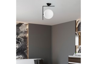 Plafondlamp Luminar - Zwart - 10 W