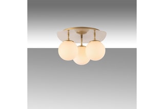 Plafondlamp Well - Goudkleurig - 3 x 40 W