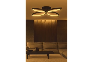 Candeeiro suspenso LED Eriphos - Preto - 40 W