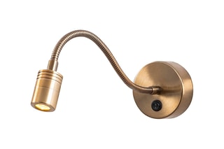 Wandlamp Reading - Goudkleurig - 1 W