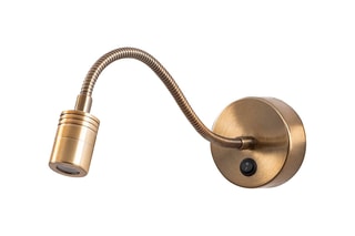 Wandlamp Reading - Goudkleurig - 1 W