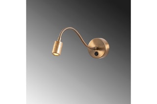 Wandlamp Reading - Goudkleurig - 1 W