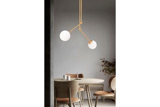 Hanglamp Cambaz  - Goudkleurig - 2 x 100 W