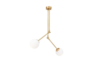 Hanglamp Cambaz  - Goudkleurig - 2 x 100 W